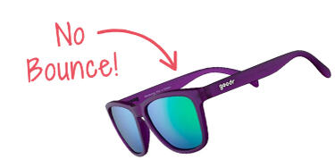 No bounce sunglasses perfect for running.