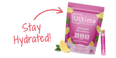 Electrolyte drink powder for hydration.
